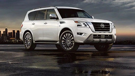 2023 Nissan Armada new 22-inch 14-spoke aluminum-alloy wheels. | DeLand Nissan in DeLand FL